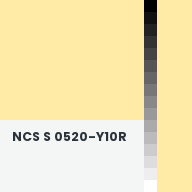Color chip: NCS S 0520-Y10R