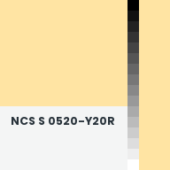 Color chip: NCS S 0520-Y20R