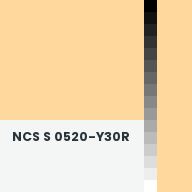 Color chip: NCS S 0520-Y30R