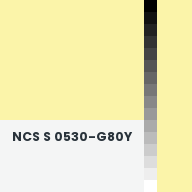 Color chip: NCS S 0530-G80Y