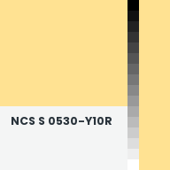 Color chip: NCS S 0530-Y10R