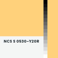 Color chip: NCS S 0530-Y20R