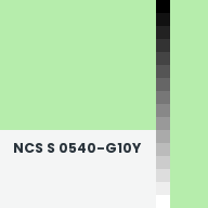 Color chip: NCS S 0540-G10Y
