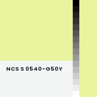 Color chip: NCS S 0540-G50Y