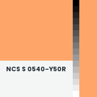 Color chip: NCS S 0540-Y50R