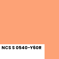 Color chip: NCS S 0540-Y60R