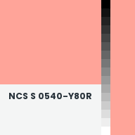 Color chip: NCS S 0540-Y80R