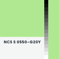 Color chip: NCS S 0550-G20Y