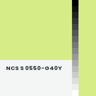 Color chip: NCS S 0550-G40Y