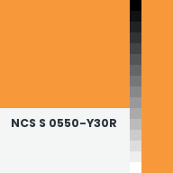 Color chip: NCS S 0550-Y30R