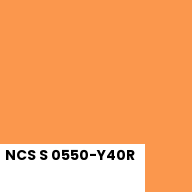Color chip: NCS S 0550-Y40R
