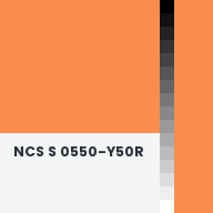Color chip: NCS S 0550-Y50R