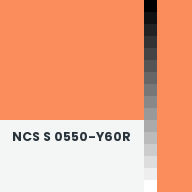 Color chip: NCS S 0550-Y60R