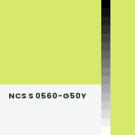 Color chip: NCS S 0560-G50Y