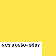 Color chip: NCS S 0560-G90Y