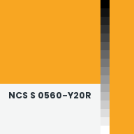 Color chip: NCS S 0560-Y20R