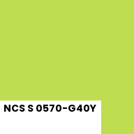 Color chip: NCS S 0570-G40Y