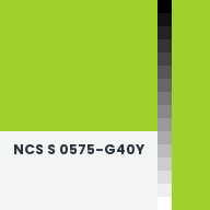 Color chip: NCS S 0575-G40Y