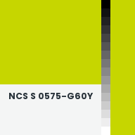 Color chip: NCS S 0575-G60Y