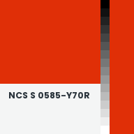 Color chip: NCS S 0585-Y70R