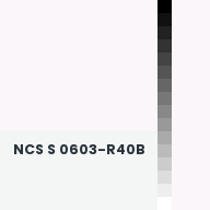 Color chip: NCS S 0603-R40B