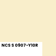 Color chip: NCS S 0907-Y10R