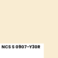 Color chip: NCS S 0907-Y30R