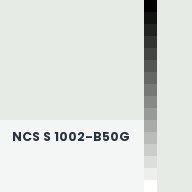 Color chip: NCS S 1002-B50G