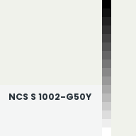 Color chip: NCS S 1002-G50Y