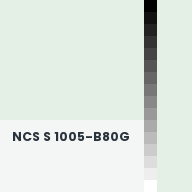 Color chip: NCS S 1005-B80G