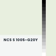 Color chip: NCS S 1005-G20Y