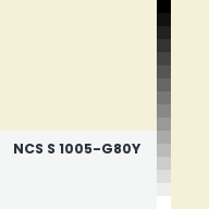 Color chip: NCS S 1005-G80Y