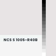 Color chip: NCS S 1005-R40B