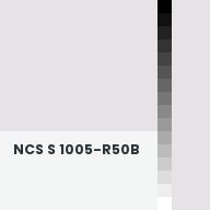 Color chip: NCS S 1005-R50B