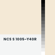 Color chip: NCS S 1005-Y40R
