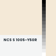 Color chip: NCS S 1005-Y50R