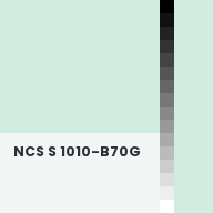 Color chip: NCS S 1010-B70G