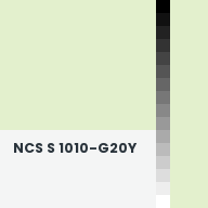 Color chip: NCS S 1010-G20Y
