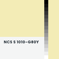 Color chip: NCS S 1010-G80Y