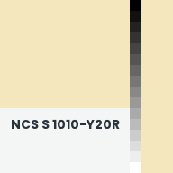 Color chip: NCS S 1010-Y20R