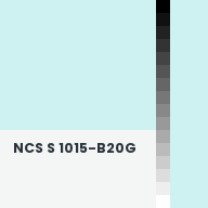 Color chip: NCS S 1015-B20G