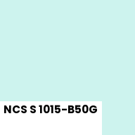 Color chip: NCS S 1015-B50G