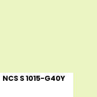 Color chip: NCS S 1015-G40Y