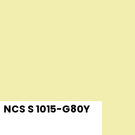 Color chip: NCS S 1015-G80Y