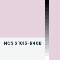 Color chip: NCS S 1015-R40B
