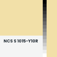 Color chip: NCS S 1015-Y10R