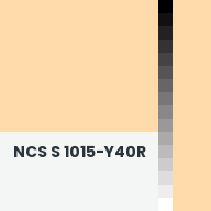 Color chip: NCS S 1015-Y40R