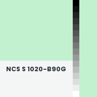 Color chip: NCS S 1020-B90G