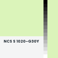 Color chip: NCS S 1020-G30Y