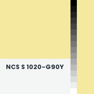 Color chip: NCS S 1020-G90Y